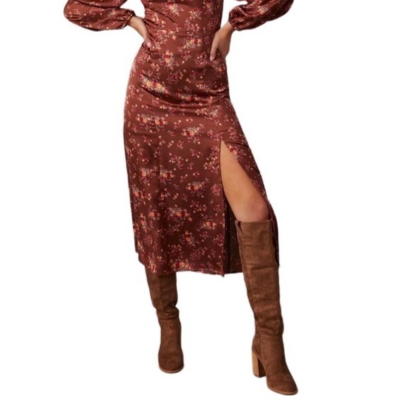 MI.IM Saint Slouch Knee Length Boots Suede Slip On Women’s Sz 9 Camel - Picture 7 of 14